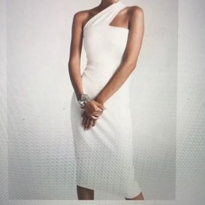 AQ/AQ midi dress with cut out details